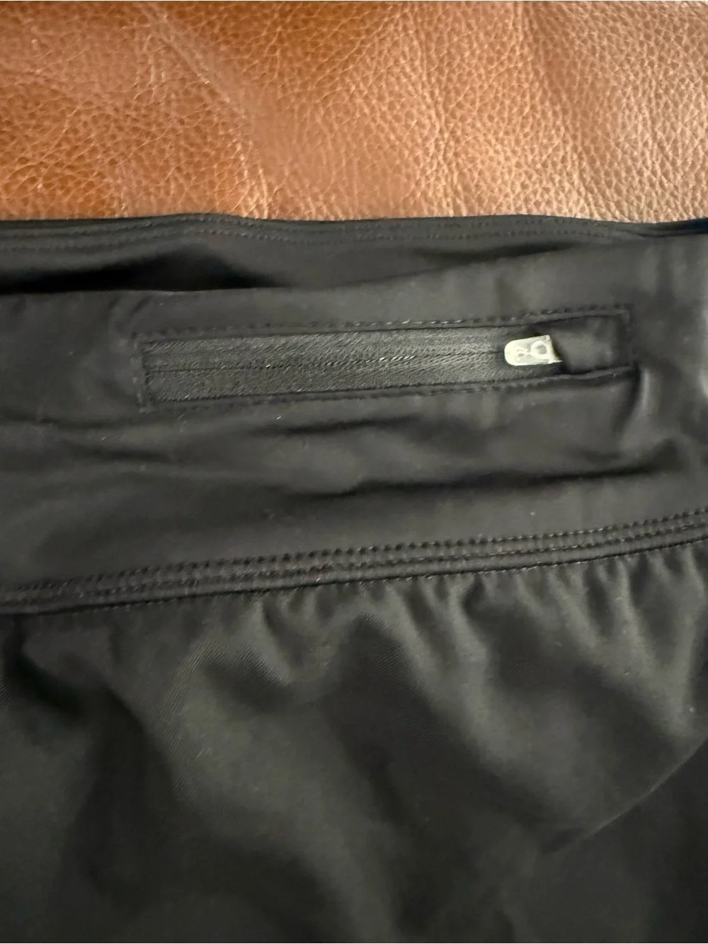 Nike Black Women's Swim Skort with White Swoosh